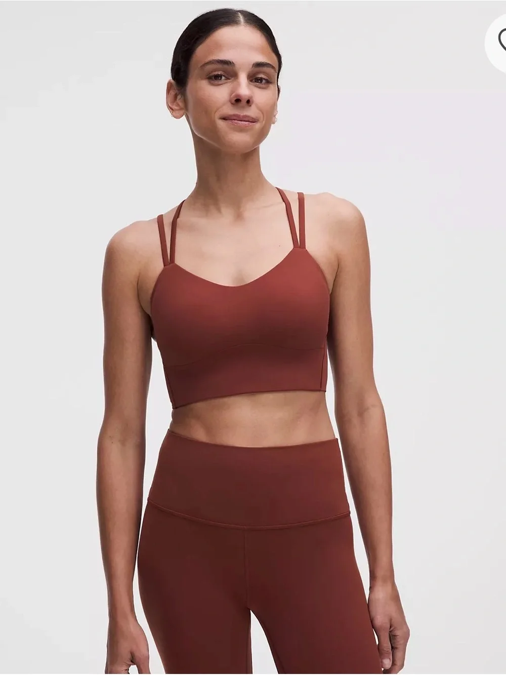 lululemon athletica Like A Cloud Double-Strap Longline Sports Bra